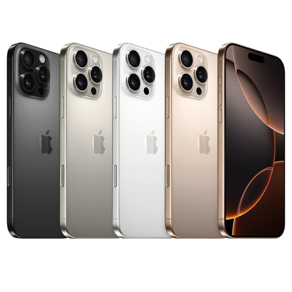 تصویر مرجع رنگ‌های iPhone 16 Pro Max؛ عکس دستگاه فروشی نیست