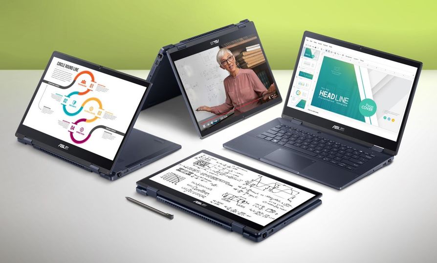 تصویر مرجع ایسوس ExpertBook B3 Flip؛ عکس دستگاه استوک فروشی نیست
