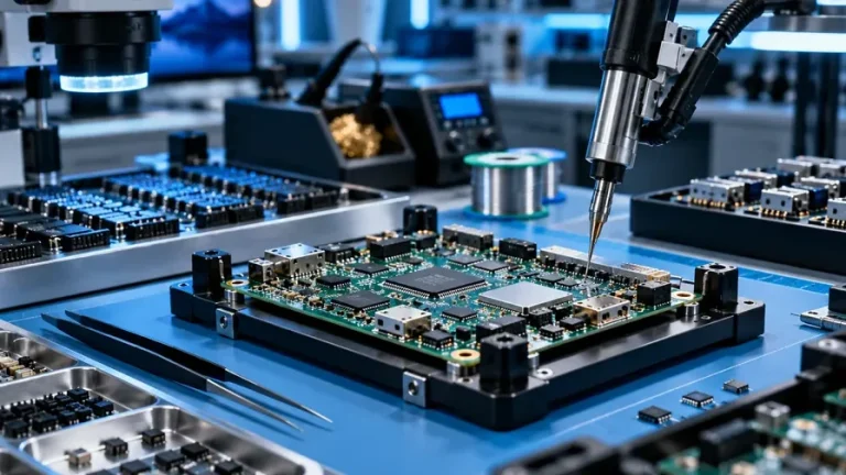 ساخت برد PCB از Gerber تا مونتاژ و تست نمونه